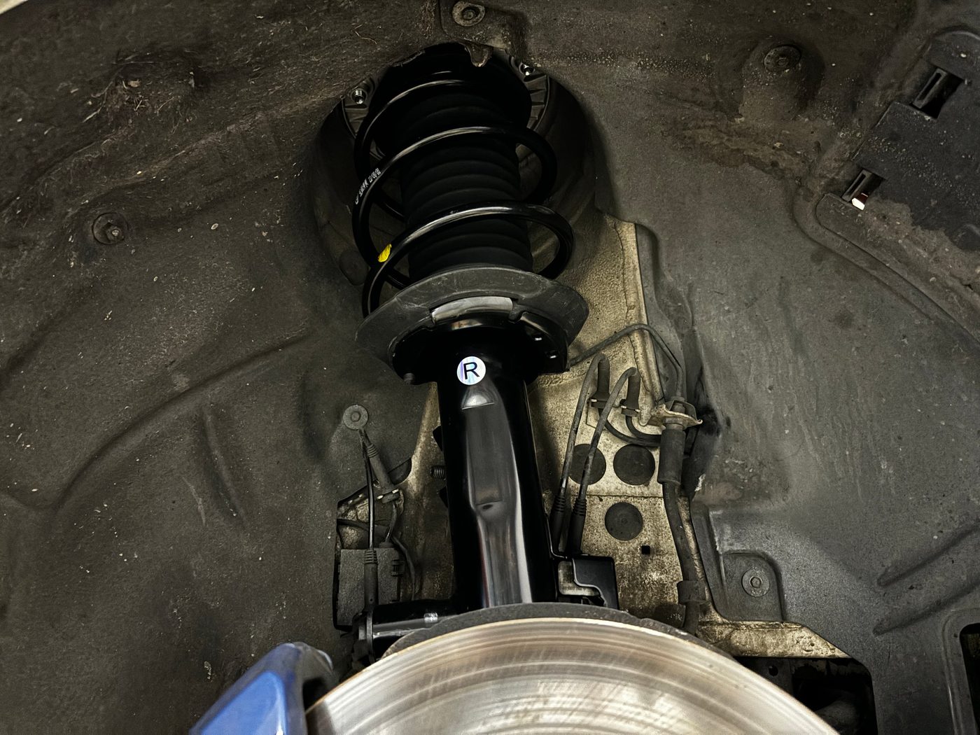 A new strut and spring fitted